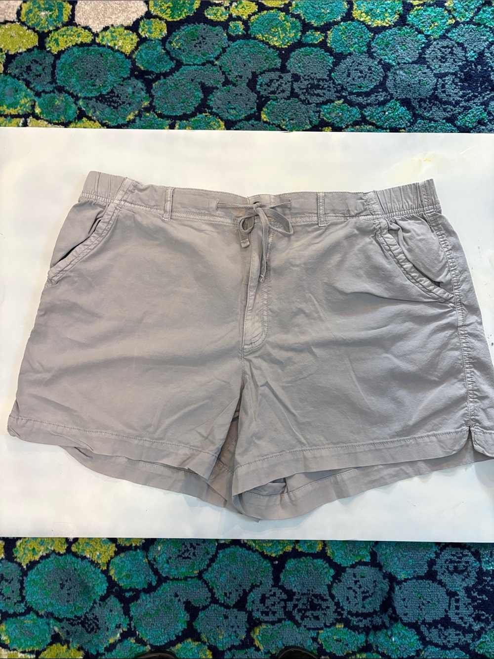 Sonoma Women's Drawstring Shorts in Light Taupe